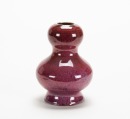 Qing - A Flambe - Glazed Gourd Vase - 5