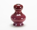 Qing - A Flambe - Glazed Gourd Vase - 6