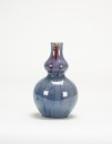 Qing - A Flambe - Glazed Gourd Vase - 2