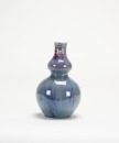 Qing - A Flambe - Glazed Gourd Vase - 4