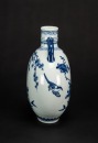 Qing - A Blue And White ‘Magpie And Plum Bossom’ Moonflask - 2