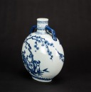 Qing - A Blue And White ‘Magpie And Plum Bossom’ Moonflask - 3