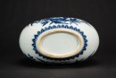 Qing - A Blue And White ‘Magpie And Plum Bossom’ Moonflask - 8