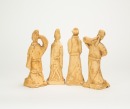 Han Style - A Four Ceramic Figures Statue - 3