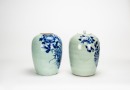 Late Qing/Republic - A Pair Of Chinese Blue And White Porcelain &lsquo;Birds And Flowers&rsquo; Cover Jars - 2
