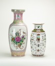 Early 20th Century - Two Famille Glazed &lsquo;Dragon, Phoenix&rsquo; Vases (2 Pcs) - 3