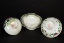 Republic - A Group Of Five Famille Glazed Bowl And Dishes - 5