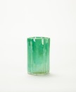 Qing - A Green Crackle Glazed ‘Petal Rim’ Brush Pot