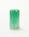 Qing - A Green Crackle Glazed ‘Petal Rim’ Brush Pot - 2