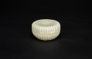 Qing - A White Glazed Chrysanthemum Shape Paste Box And Cover - 2