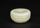 Qing - A White Glazed Chrysanthemum Shape Paste Box And Cover - 4