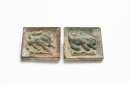 Tang - A Set Of Bronze Mold ‘Lions’ Belt - Buckle - 3