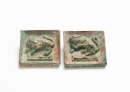 Tang - A Set Of Bronze Mold ‘Lions’ Belt - Buckle - 5