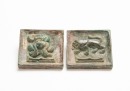 Tang - A Set Of Bronze Mold ‘Lions’ Belt - Buckle - 6