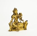 Qing - A Gilt Bronze Avalokitesvara - 6
