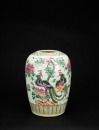Late Qing/Republic - A Famille Glaze &rsquo;Phoenix&rsquo; Jar