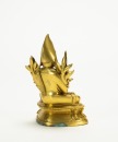Qing - A Gilt - Bronze Figure Of Tsongkhapa - 3