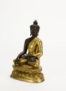 Qing - A Gilt - Bronze Sakyamuni - 5