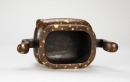 Qing - A Bronze Gold Splashed Double Handle Censer&lsquo; - 5