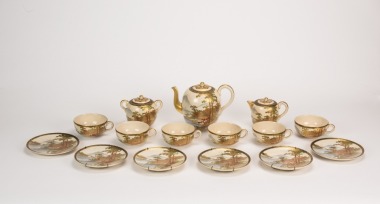 19 Century - A Japanese Tea Wear Set