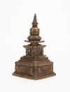 A Bronze Stupa - 2