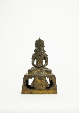 Qing - A Gilt - Bronze Figure Od Amitayus