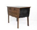 Early 20th Century - A Cavred Rosewood Cabinet With Drawer - 2