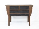 Early 20th Century - A Cavred Rosewood Cabinet With Drawer - 6