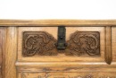 Early 20th Century - A Cavred Rosewood Cabinet With Drawer - 10