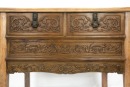 Early 20th Century - A Cavred Rosewood Cabinet With Drawer - 11
