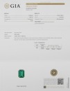 A 18K Gold 8.30 Carats Emerald & Diamond Ring. - 7