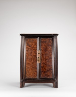 Late Qing/Republic - A Burlwood Cabinet