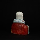 Late Qing - A Famille - Glazed Maitreya - 3