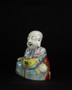 Late Qing - A Famille - Glazed Maitreya - 5