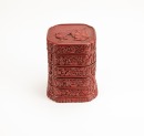 Qing - A Cinnabar Lacquer Carved ‘Buddha And Crane’ Four Layer Cover Box - 2