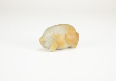 Qing - A Russet White Jade Pig