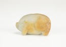 Qing - A Russet White Jade Pig - 7