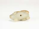 Qing - A Russet White Jade Pig - 8