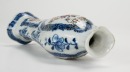 Late Qing/Republic-A Glit Blue And White Guang Cai Vase - 6