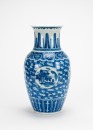 Late Qing Republic- A Blue And Whhite ‘Flowers’ Vase - 3