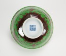 A Green Ground Eggplant Glaze Dragon Bowl. - 8