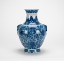 Qing-A Blue And White ‘Floral Scroll’ Vase‘Da Qing Qianlong Nain Zhi’Mark - 3