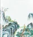 Qing-A Famille-Glazed ‘Land Scape ‘Table Screen - 9