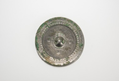 Tang Dynasty - A Four Birds And Four Circle Bronze Mirror