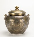 Tang Dynasty-A Gilt-Sliver Covered Jar And Handle With Floral Pattern - 4