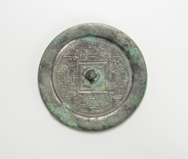 Han Dynasty-A Bronze Mirror With Four Mythical Beasts