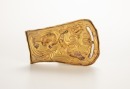 Tang Dynasty- A Glod Inlaid Turquosie And Amber Mold ‘Dragon’ Pattern Belt-Buckle - 3