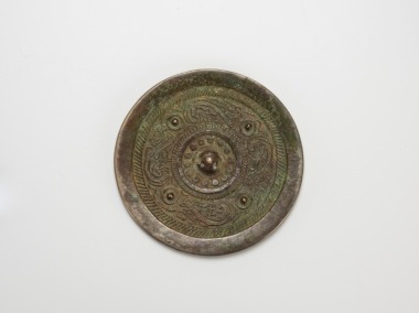 Song Dynasty - A Bronze Mirror With Four Dragon