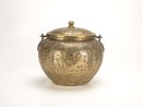 Tang Dynasty - A Magnif icent Gilt-Bronze Coverd Jar With Handles, - 4