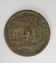 Tang Dynasty - A Two Bronze Mirror, One With Foliate-Ram - 5